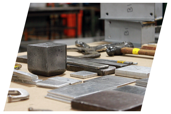 wide range of metal material samples